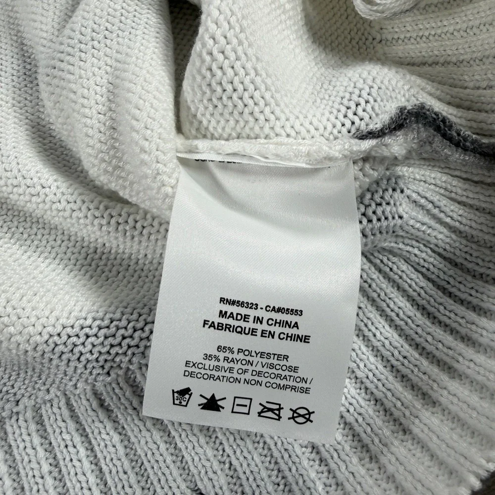 Air Jordan Nike Sweater AOP Knit Mens XL Distress Loose Fit HQ1635-133